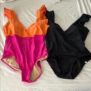 Colorful  One Piece Swimsuit Set